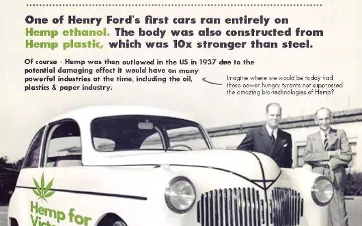 HENRY FORD’S HEMP CAR